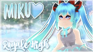 Miku  ROYALE HIGH Fan Music Video [upl. by Domela]