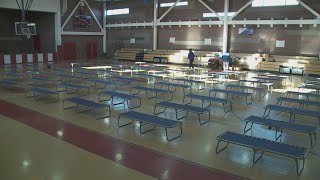 Rosenwald Center opens its doors as a warming center for those in need during freeze [upl. by Gernhard]