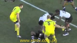 Fiji Seal Emotional Win At Las Vegas Sevens [upl. by Defant153]