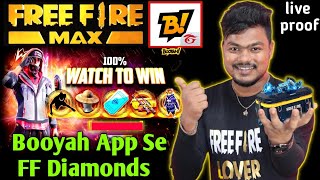 How T Get Free Diamonds In Free Fire Max With Booyah App  Booyah App Se Diamond Kaise Le 2022 [upl. by Farrison]