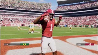 4 Oregon Vs 6 Alabama In The Nation  CFB25 [upl. by Ricoriki936]