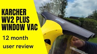 Karcher WV2 Plus Window Vacuum 12 month user review [upl. by Adigirb]