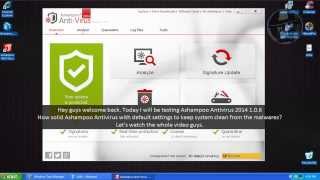 Ashampoo Antivirus 106 Default settings  Test with more links [upl. by Annerol]