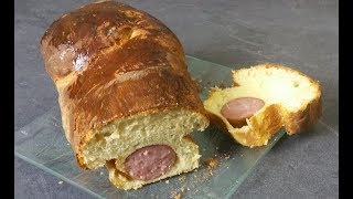 Brioche butchy  saucisse morteau au Thermomix ® quot recette facilequot [upl. by Nagoh]