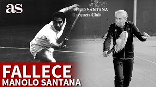 Homenaje a MANOLO SANTANA  El fenómeno que cambió el tenis español  DIARIO AS [upl. by Avera]