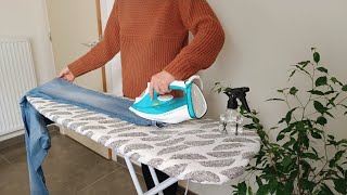 👖Ironing jeans for relaxation ASMR💆🏻‍♀️ [upl. by Elias206]