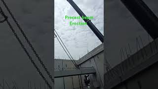 Precast beam Erection Hyderabad [upl. by Ellebana]