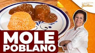 COMO HACER MOLE POBLANO  COMO HACER ARROZ ROJO  CREMA DE PLATANO [upl. by Drusus]