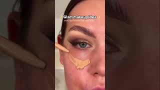 Glam Makeup Idea softglamlook glamtutorial makeup makeupartist [upl. by Idnahr]