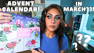 ADVENT CALENDAR UNBOXING IN MARCH 😲 GLOW RECIPE 12 DAYS OF GLOW  IS IT WORTH 75 [upl. by Goldberg]