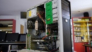 HP Workstation Z400 Inside [upl. by Verras]