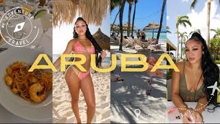 ARUBA TRAVEL VLOG  flamingo island banana boat south beach aruba excursions amp much more [upl. by Euqitsym]