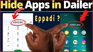 Apps Hide Pannuvathu Eppadi 2033  How To Hide Apps On Android In Tamil  Hide apps and videos [upl. by Aisercal]