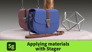 Applying Materials with Substance 3D Stager  Adobe Substance 3D [upl. by Prasad]