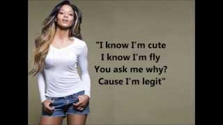 Nicki Minaj  Im Legit ft Ciara Lyrics [upl. by Anirpas]