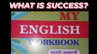 CLASS 9TH ENGLISH WORKBOOKWHAT IS SUCCESS QUESTION AND ANS [upl. by Elton671]