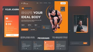 React Responsive Gym Website Tutorial Using ReactJs  React js Projects for Beginners  Deploy [upl. by Milstone]