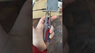 Damasteel Fordite Kirktsuke knifemaking handmade damascus [upl. by Patton957]