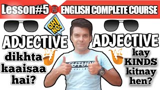 Lesson 5  Adjective  Kinds Of Adjective  Parts Of Speech  English Grammar DearSirAsif [upl. by Ensoll148]