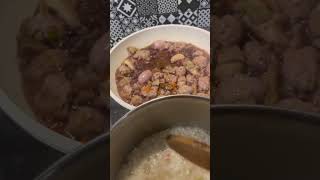 Risotto con Porcini e salsiccia e vino Risso [upl. by Hedges]