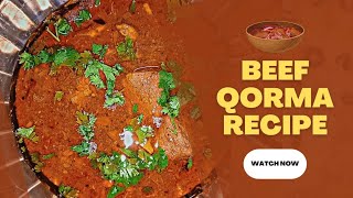 Beef Korma Recipe  Authentic Beef Korma  Recipes Book [upl. by Shaum]