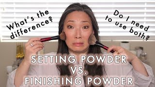 Setting Powders vs Finishing Powders [upl. by Schweiker]