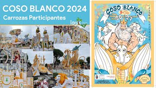 Carrozas Participantes  Coso Blanco 2024  CastroUrdiales  summerlesk [upl. by Demona597]