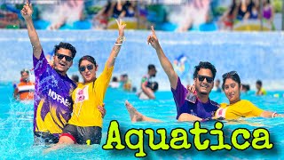 Aquatica kolkata  এই গরমের সবাই মিলে সারাদিন water park এ কাটালাম  💦 [upl. by Ecinuahs166]