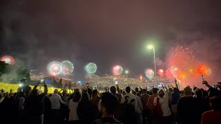 Incredible New Year’s Eve in Madeira 2023 2024  Show of Fireworks from CR7 [upl. by Derrej]