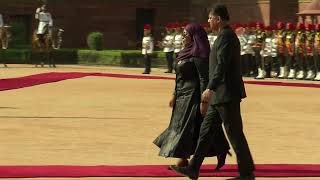 Ceremonial Reception of Ms Samia Suluhu Hassan President of Tanzania at Rashtrapati Bhavan [upl. by Alfonso]