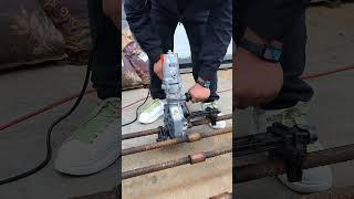 Torque Wrench in Action  Threading Rebar for Strong Foundations [upl. by Netsirhc484]