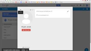 Gmail  kontakty [upl. by Dinin]