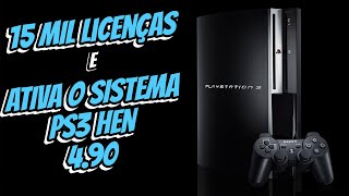 Como instalar as licenças e ativar sistema no PS3 HEN 2023 [upl. by Goodrich]