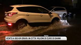 TG PADOVA 23072018  VENTO A 100 KM ORARI IN CITTA MILIONI DI EURO DI DANNI [upl. by Haroved193]