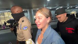 🔴 Chiquis Rivera ❤️ Proximo Embarazo❓ Llega a Los Angeles CA❗️ 🚧EMPUJONES  🤬GRITOS  😍AMOR  🤪MAS [upl. by Eenram808]