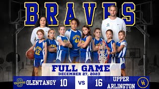 4th Grade Olentangy 10 vs Upper Arlington Black 16  December 27 2023 [upl. by Enneles]