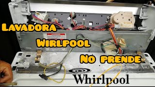 LAVADORA whirlpool NO prende no hace NADA [upl. by Ahsitan]