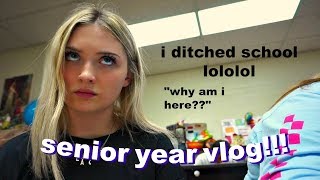 a senior year school vlog i ditched haha [upl. by Tudor298]