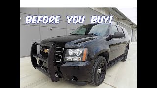 Watch This BEFORE You Buy a Chevy Tahoe Police Pursuit Vehicle PPV [upl. by Arykahs957]