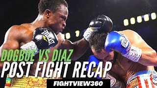 Isaac Dogboe Finishes Strong Beats Christopher Diaz By Decision  FIGHT HIGHLIGHTS [upl. by Aridatha]