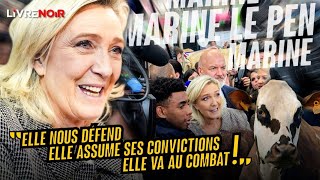 L’opération séduction de Marine Le Pen au Salon de l’agriculture [upl. by Meurer]