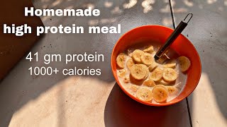 High protein meal recipe  Weight gain  Muscle gain [upl. by Blondell]