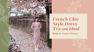 FRENCH STYLE DRESS TRYON amp REVIEW ROUJE GABIN DRESS ROUJE MATHILDE DRESS ASTR THE LABEL🦋法式风格穿搭 [upl. by Sherlocke]