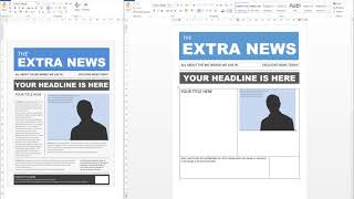 Making a Newspaper Template [upl. by Ferdie]