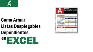 Listas desplegables dependientes en Excel [upl. by Kilan]