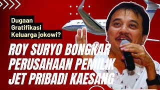 Roy Surya Buka Data Dugaan Keterlibatan Keluarga Jokowi Gratifikasi Hingga Penggunaan Jet Pribadi [upl. by Reeves]