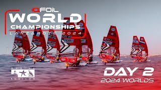 Official Highlights Day 2  iQFOiL World Championships 2024 [upl. by Fendig]