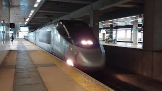 2 Amtraks at Secaucus Junction [upl. by Lyreb]