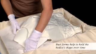 How to Pack Your Wedding Dress in a Preservation Box [upl. by Zolner]