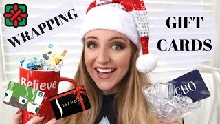 5 COOL WAYS TO WRAP GIFT CARDS [upl. by Sirrah849]